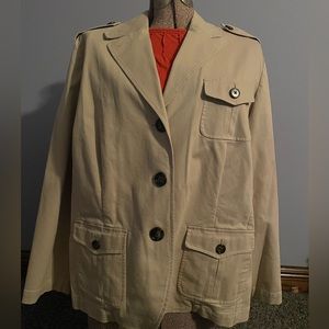 Talbots jacket , like new, smoke and pet free home.